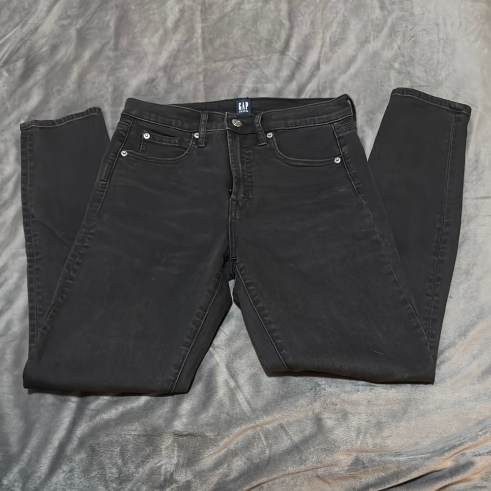 GAP Charcoal True Skinny Jeans